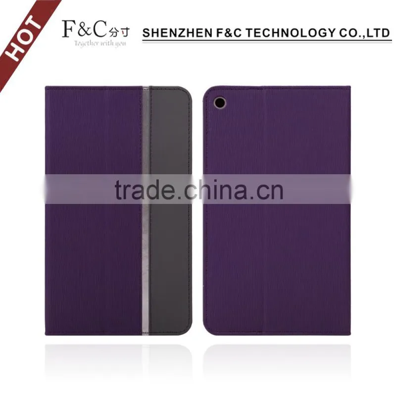 Hand made foldable stand faux leather case for Huawei MediaPad T1 7.0