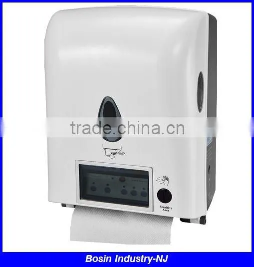 NJ-CD-8388D Plastic Battery or AC/DC Sensor Toilet Paper Dispenser
