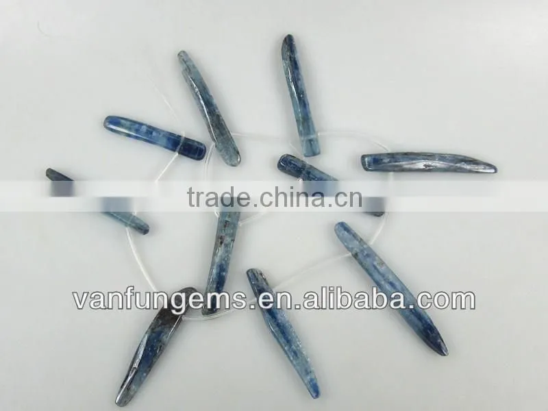 Natural old blue kianite gemstone