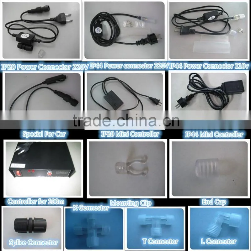 13mm 2wires steady 36bulbs solid rice bulb rope light