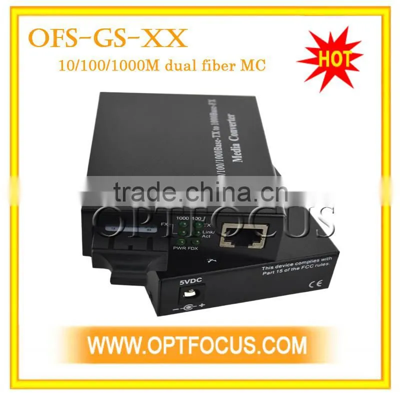 gigabit optical media Converter 20km