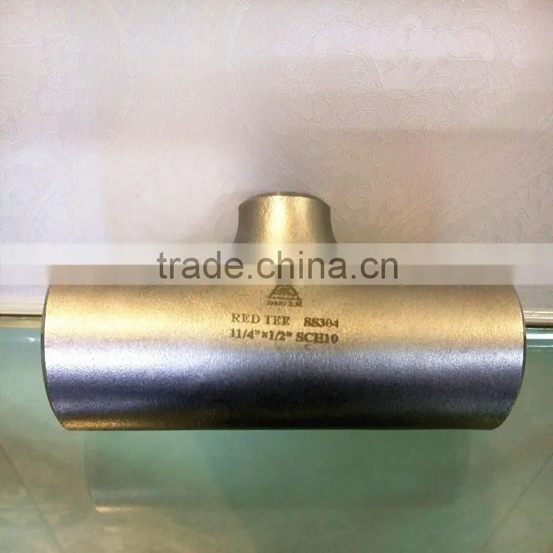 Pipe Fittings Tee Reducing Tee High Pressure Y Pipe Fitting Tee