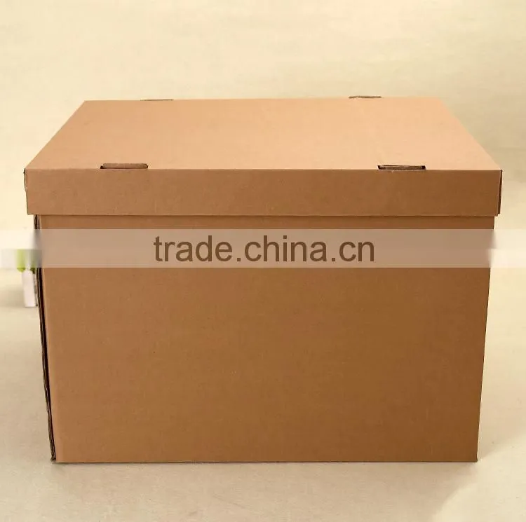 Custom Logo Printed Paperboard Corrugated Mailing Shipping Foldable Outdoor Cloth Storage Box