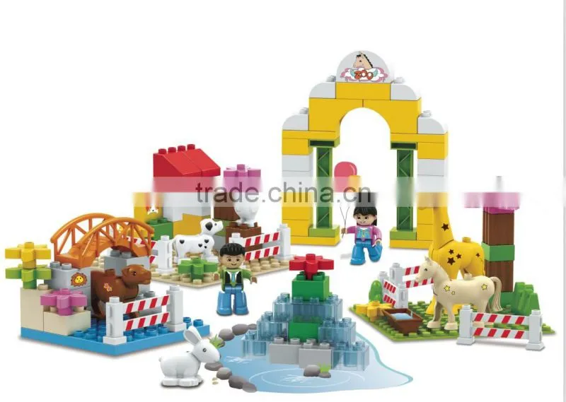 DIY Educational Toy Building Bricks Set - Zoo Funny