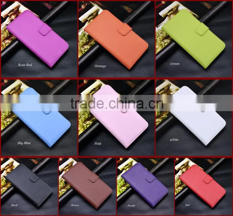 Luxury Flip Wallet Genuine Real Cow Leather Stand Case Cover For XIAOMI Mi3 Mi 3