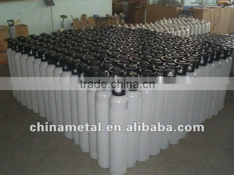 Industrial specialty gas aluminum cylinder
