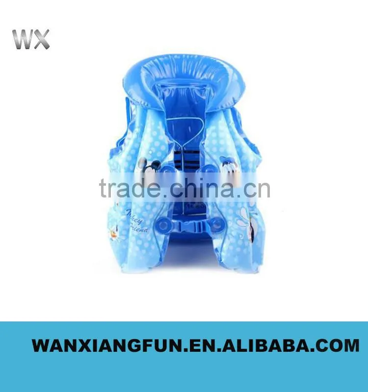 Wholesals Promotional Water floating inflatable life vest for children and adult