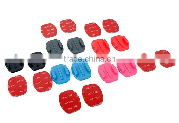 2X Flat Surface 3M VHB Adhesive Sticky Mount with 3M Adhesive for GoPro Hero 4/3+/3
