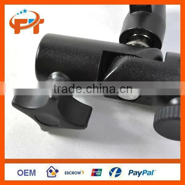 Flash Hot Shoe Adapter Umbrella Holder Swivel Light Stand Bracket H Type
