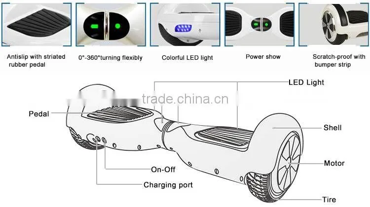 Smart balance snow sky walker board scooter
