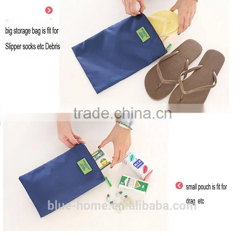 Made in China women trave insert handbag Clothes pants sundries storage bag sets 7 pcs