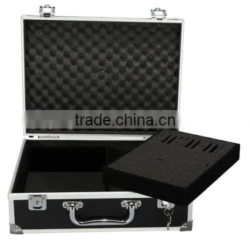 Pro Aluminium Tattoo Machine Gun Supply Kit Set Lock Storage Box Case UK