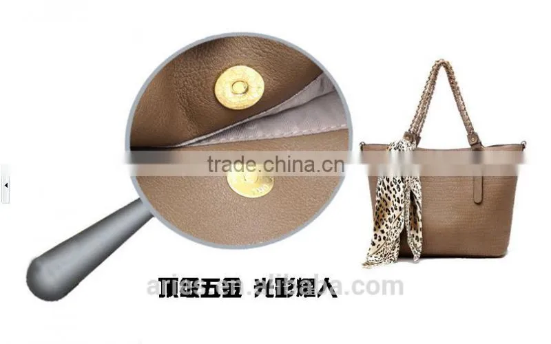Women's handbag 2015 female shoulder bag messenger bag handbag silk scarf decoration fashion vintage bag
