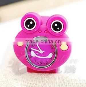2014 new products for cheap silicon cartoon watch for custom, promotion silicone slap watches