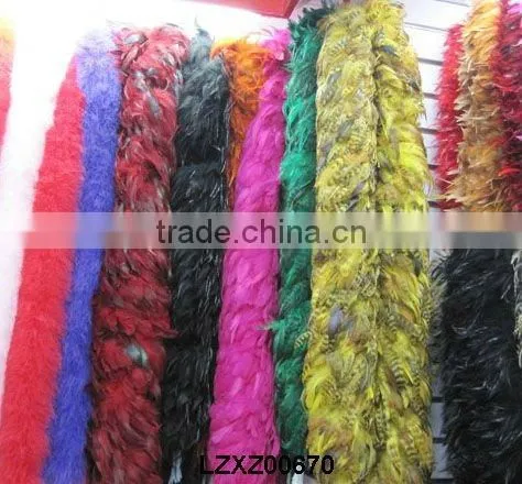 Full Fluffy coque feather Boa LZBYK36