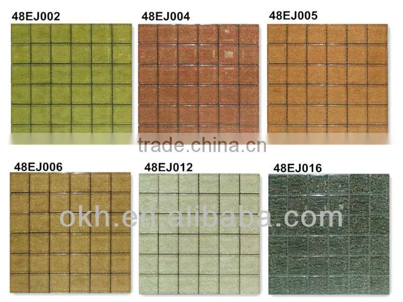 DSCF0013 Gold leaf mosaic tile glass