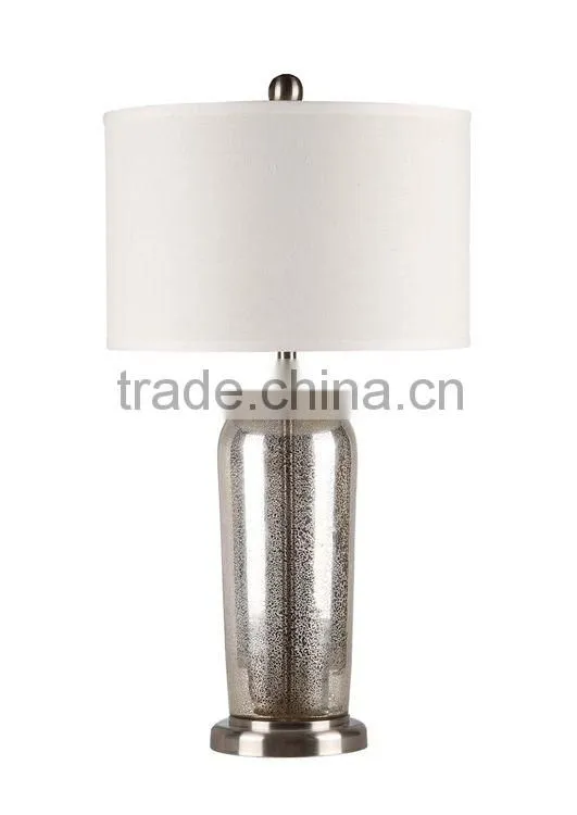 Traditional mecury glass table lamp