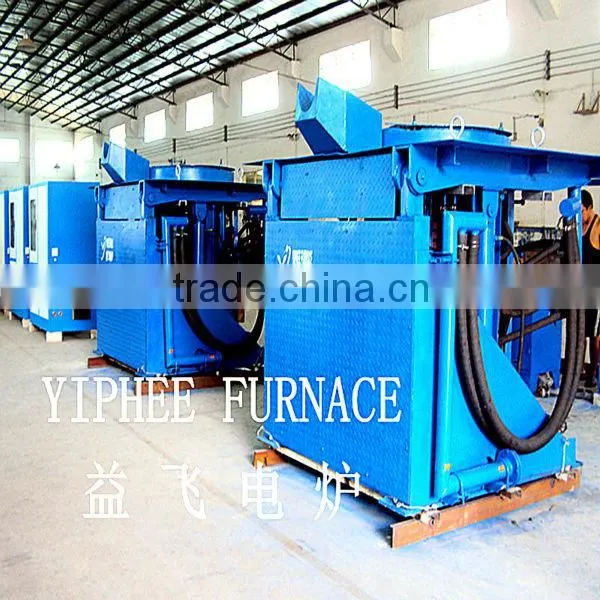 Pig Iron Medium Frequency Induction Melting Furnace 500kg Capacity