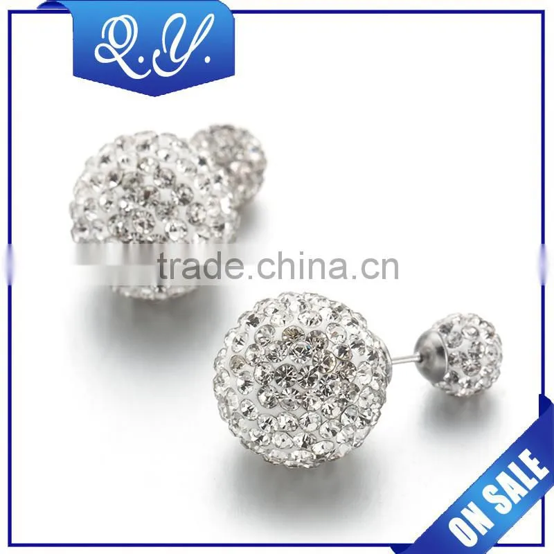 Colored stainless steel earrings ear piercing jewelry