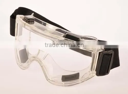 2016 cheap medical safety goggles Surgical CE standard safety goggles wide vision surgical & working PVC safety goggles for sale