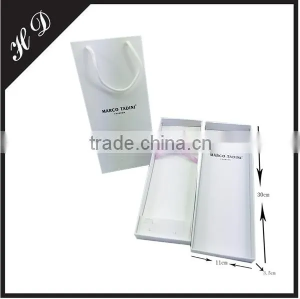White Tie And Cufflink Tie Clip Set Gift Boxes