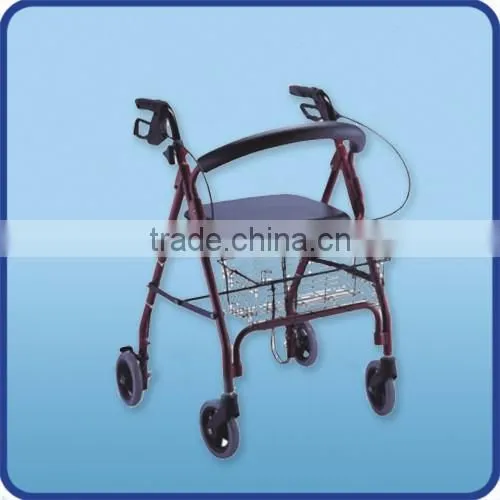 aluminum one button folding for elderly walker