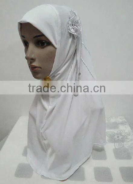 H070 latest muslim hijab with flower