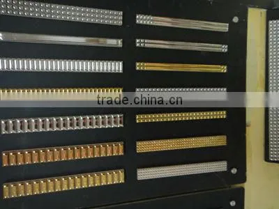 golden/silver ceramic wall border