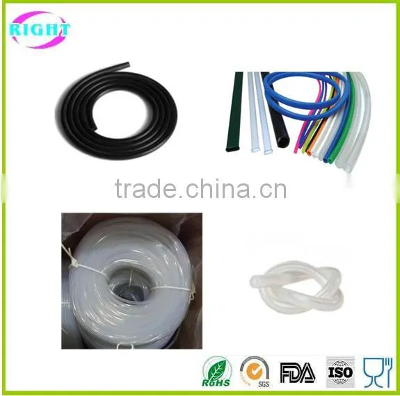 Clear medical use extruded silicone hose/silicone tubing