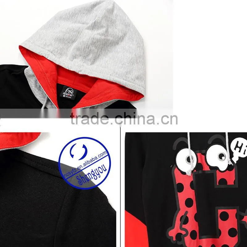 Fashion design custom made hoodies men with printing