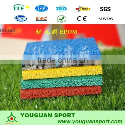 2016 indoor outdoor safety rubber gym flooring playground flooring