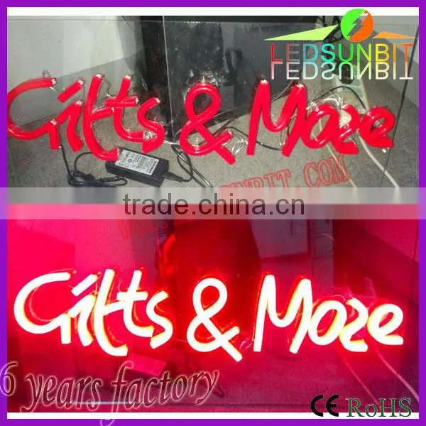 24V blue and red LED neon signs