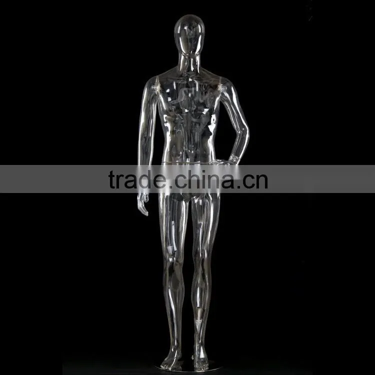 high gloss white and transparent unbreakable plastic mannequin