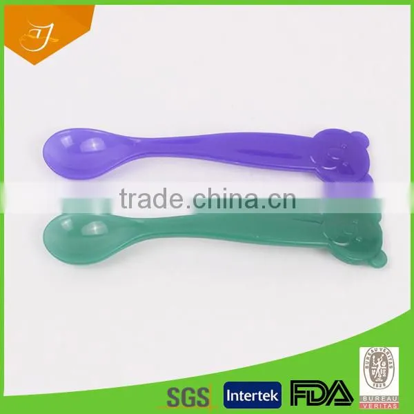 Eco-friendly color changing spoon, food grade PP Thermo-sensitive color changing spoon
