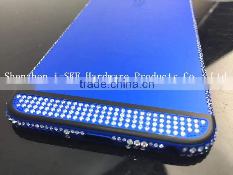 customized color housing side diamond for iphone 6s housing