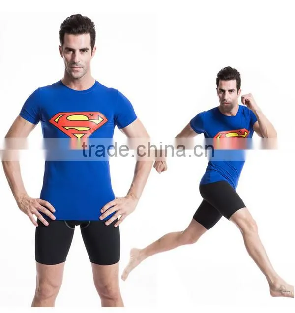 Bodybuilding Short Sleeve Marvel Cotton T Shirt Hot Items