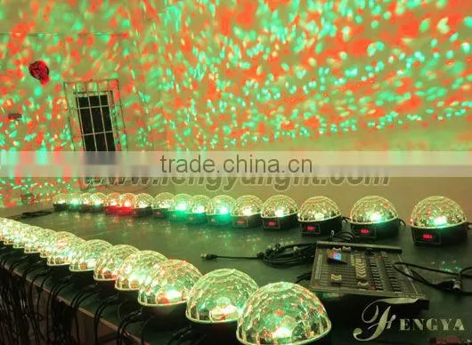 led rgbw crystal magic ball effect disco light
