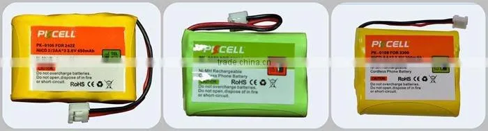 PK-0053 Ni-MH AA*2 800mah 2.4V battery pack