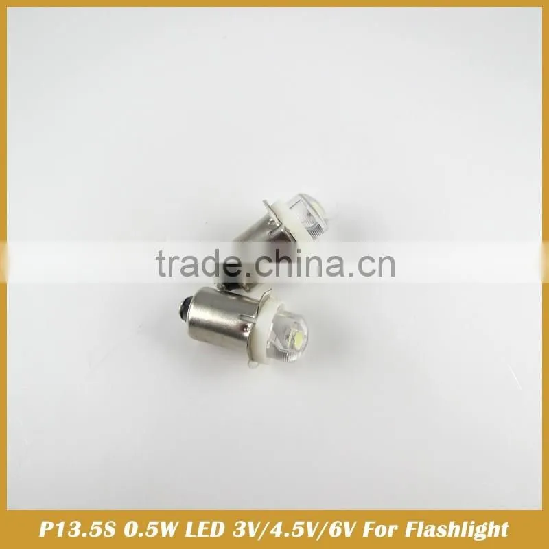 P13.5S 0.5W Dimming LED replacement bulb for Torch flashlight