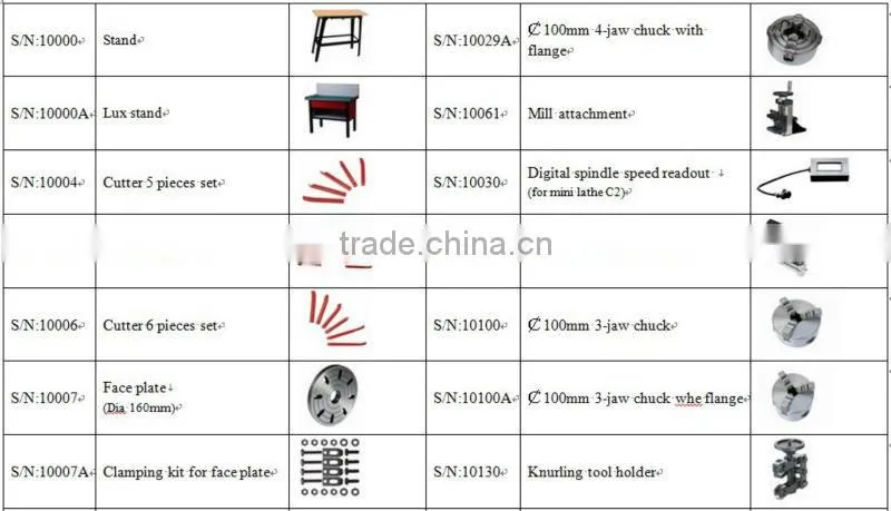 C2A/300 mini lathe machine