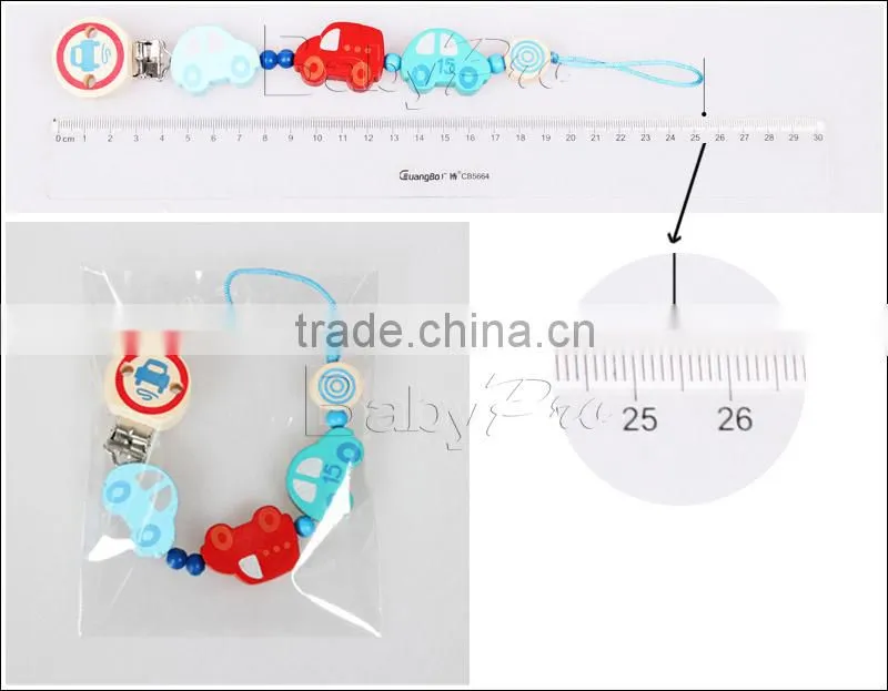 2015 New DIY Baby Products High Quality Cute Wooden Clip For Pacifier Holder