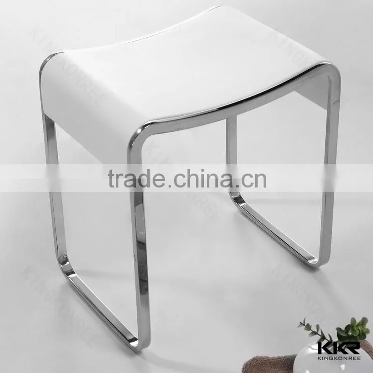 acrylic stone bar stool resin stone stool