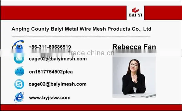 BAIYI Cheap Metal Cage For Big Female Rabbit / Breeding Rabbit / Commercial Rabbit