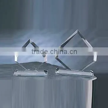 Clear Crystal Diamond With Stand Award-Corporate Gifts