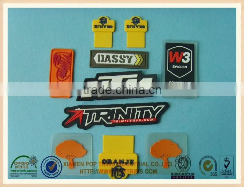 newly design silicone patch logo