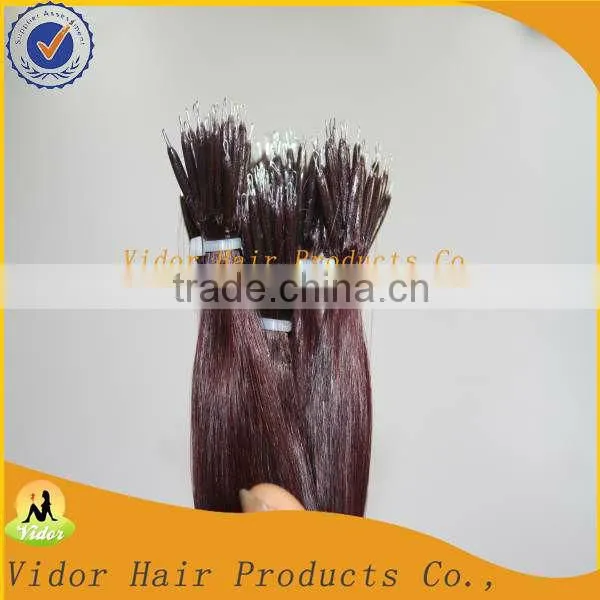 5A Virgin Brazilian Hair Nano Ring Hair