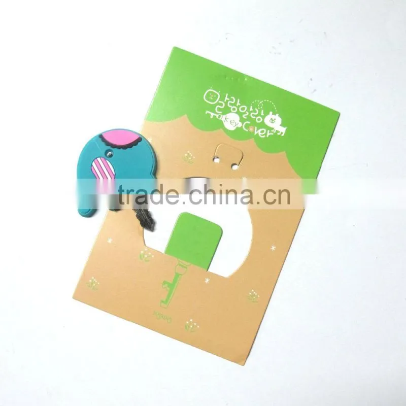 Promotion key hole cover silicone car key protective cover/fiat 500 key cover