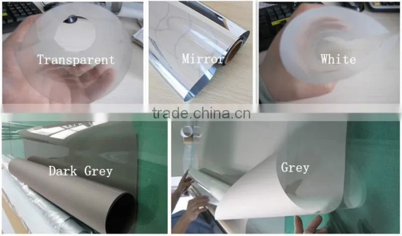 popular holographic effect tranaparent rear projection screen film