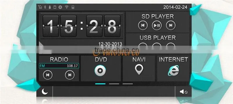 In dash Car Stereo GPS Navigation DVD Headunit For MITSUBISHI LANCER 2007-2012