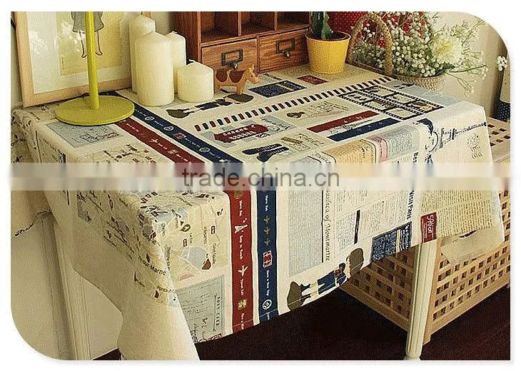 European pure and fresh China wholesale table cloth